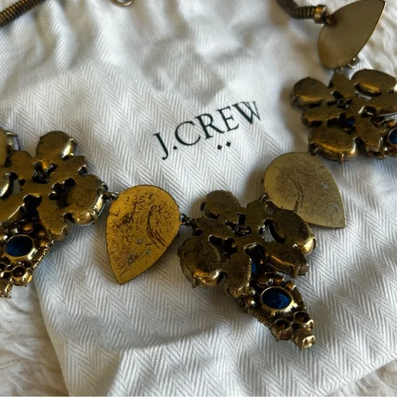 J.Crew Chunky Statement Necklace Retro With Dustbag - Picture 8 of 11